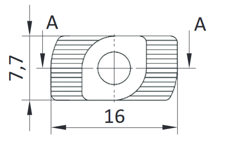 Nakrętka młoteczkowa ESD  M4 [8]